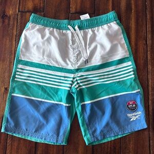 Reebok Striped Swim Shorts